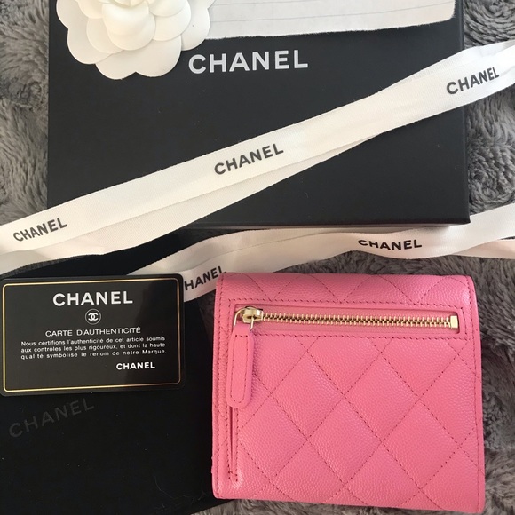 ‼️SOLD‼️Chanel Small 21P Pink Trifold Wallet - Picture 4 of 11
